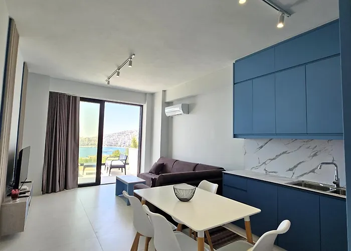 Blue Horizon And Seaside Serenity * Sarandë